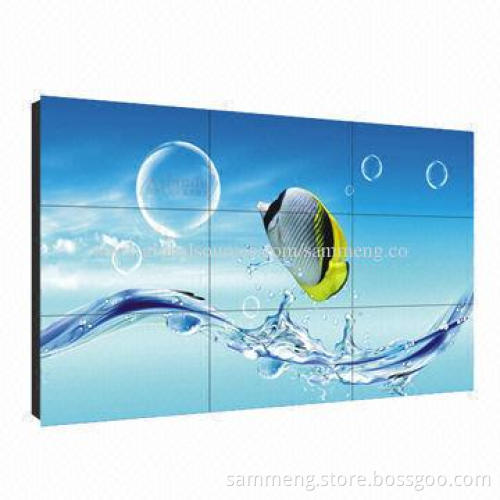 55-inch Highlight LCD Video Wall for CCTV Monitoring Surveillance and Advertisements, 300W Power